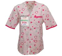 fratelliditalia.org Casacca divisa da infermiere pediatria e clown terapia taglie da XS a XXL made in Italy Personalizzazione inclusa Colore rosa Taglia XS