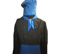 fratelliditalia.org Completo Cucina Chef Nero Royal Giacca Cappello scollino Grembiule Kit Set Cuoco