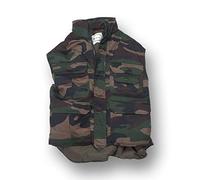 fratelliditalia.org Gilet smanicato uomo imbottito tasche caccia invernale trapuntato cerniera moda Colore Woodland Taglia L