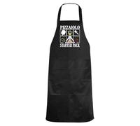 fratelliditalia.org Grembiule da cucina con stampa DTF PIZZAIOLO STARTER PACK, per pizzaioli, cuochi chef pizzerie