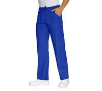 fratelliditalia.org Pantalaccio Pantalone da Lavoro Comodo Cotone Bianco Azzurro Cuoco Chef - Personalizzabile con Il Tuo Logo
