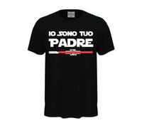 fratelliditalia.org T-shirt classica unisex a manica corta con stampa IO SONO TUO PADRE, idea regalo per la festa del pap disponibile in diversi colori e taglie. Colore Nero Taglia XL