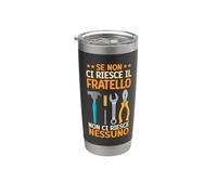 Fratello Compleanno Regali Divertente Fratelli Bicchiere termico in acciaio inox doppia parete