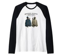 Fratello Contro Fratello 1861-1865 Guerra Civile Maglia con Maniche Raglan