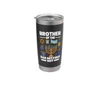 Fratello del Bar Mitzvah Bicchiere termico in acciaio inox doppia parete