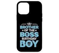 Fratello del Boss Festa di Compleanno Outfit Like A Boss Bro Custodia per iPhone 12 mini