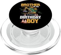 Fratello Del Compleanno Festa Equipaggio Escavatore T-Rex Brother PopSockets PopGrip per MagSafe