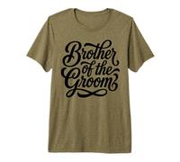 Fratello dello Sposo Festa di Nozze Script Design Maglietta Premium