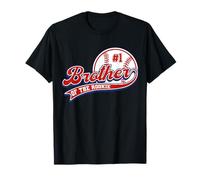 Fratello di Rookie of Year 1° compleanno Baseball Sport Fan Maglietta