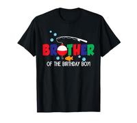 Fratello di The Big One Fishing Boy Primo compleanno Ofishally Maglietta