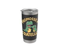 Fratello Divertente Detti Famiglia Natale Compleanno Bicchiere termico in acciaio inox doppia parete