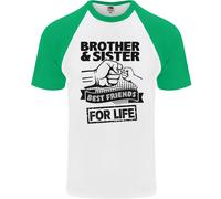 Fratello E Sorella Migliori Amici Fratelli Maglietta Baseball S/S Uomo