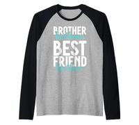 Fratello per Caso Miglior Amico per Scelta Fratello Maglia con Maniche Raglan