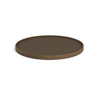 Fratello. Vassoio Krüger Bølling Ø60 Rovere Affumicato con Pannelli in Beige/ Marrone