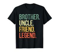 Fratello. Zio. Amico. Leggenda. - Retro Maglietta