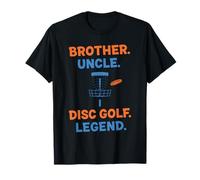 Fratello Zio Disco Golf Leggenda Divertente Frisbee Scena Maglietta