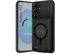 Fraternize Cover magnetica per Samsung Galaxy S25 10000mAh, custodia di ricarica portatile ricaricabile con e caricatore wireless preso in esterno caricatore portatile custodie di alimentazione