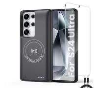 Fraternize Custodia Batteria per Samsung Galaxy S24 Ultra, Custodia Batteria - Cover di Ricarica Wireless Intelligente, Custodie di Alimentazione Portatili, Caricabatterie Esterno Ricaricabile