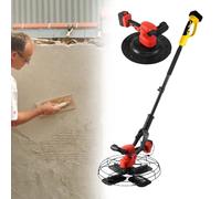 Frattazzatrice Elettrica Per Cemento A Batteria Da 900 W, Lucidatrice Professionale Per Pareti, Frattazzatrice Per Intonaco, Malta E Stucco Cementizio, 300 Rpm,30000mah