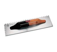 Frattazzo acciaio dentato tedesco 814/d ancora base legno dx d.mm 10x10 mm 14...