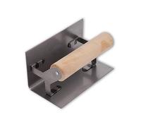 Frattazzo ad angolo interno Marshalltown con raggio quadrato, in acciaio, per muratori a secco e stuccatori Dimensioni: 127x64 mm