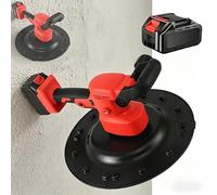 Frattazzo elettrico per calcestruzzo Motore interamente in rame da 1680 W con 2 batterie al litio per gesso cemento malta stucco