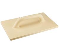 Frattazzo Liscio, Misura 200x360 mm, Ideale per Lisciare Intonacature, In ABS Resistente Extra Leggero con Manico Chiuso
