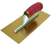 Frattazzo Marshalltown DuraFlex, manico Durasoft, supporto lungo, acciaio dorato, dimensioni: 305x127 mm