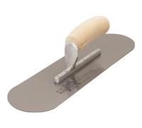 Frattazzo per piscina Marshalltown, manico in legno, 5 rivetti a vista, acciaio al carbonio, dimensioni: 356x102 mm