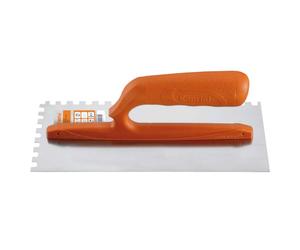 Frattone dentato 10 mm USA con manico in nylon 12x28 cm