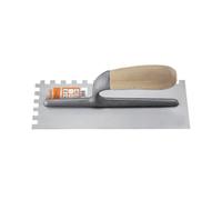 Frattone dentato 10mm con manico in legno Kapriol 12x28cm Art. 23022