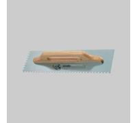 Ausonia - Frattazzo per colla 48X14 manico legno lama acciaio Dente 10x10