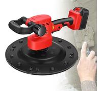 Frattone Elettrico per Calcestruzzo - Macchina Portatile per Lisciatura e Lucidatura Delle Pareti con 6 Velocità Variabili, Strumento per Intonaco di Superfici Cementizie 1 Battery