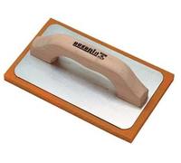 Frattone Gommaspugna per Intonaco Base Alluminio e Manico in Legno 3 Pezzi