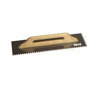 Frattone in Acciaio Dentato 2 Lati 480x140mm Greca 10x10 mm Maurer