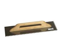 Frattone in Acciaio Dentato 2 Lati 480x140mm Greca 10x10 mm Maurer