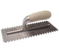 Frattone in Acciaio Dentato 4 Lati 280x120 mm Pavan art. 821/D Greca 5x7 mm