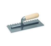 Frattone PAVAN 823/SD in acciaio Dentato destro manico in legno timo 280x120
