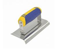 Frattone per Finitura Professionale | Antiruggine, Frattazzo con piastra Acciaio Inox, Resistente, Frattazzo da Intonaco, per Intonacatura, Cantiere