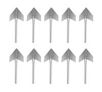 Frattone per intonaco Frattone in acciaio inox Spatola for intonaco, 10 pezzi, spatola for angolo interno, in acciaio inox, strumento for cartongesso, taglierina raschiante, coltello for angolo, for l