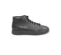 FRAU 21L8 nero sneakers scarpe uomo mid con lacci pelle