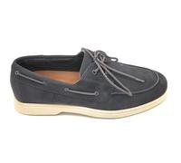 Frau 32b1 scarpa allacciata camoscio blu fondo gomma S