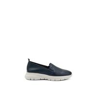 Frau 43P7, Mocassini Slip-On Extralight in Pelle da Donna (Blu, Sistema Taglie Calzature EU, Adulto, Numero, Media, 37)