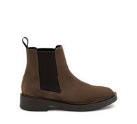 Frau 79A3 torba beige beatles donna scarpe stivaletti tronchetti camoscio elastici (39)