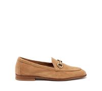 Frau 94D4, Mocassino da Donna in Pelle Scamosciata con Morsetto (Beige, Numeric_39)