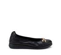 Frau Ballerina Comfort in Pelle Nera 51M4-39, Nero
