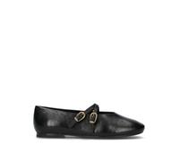FRAU Ballerina donna nera in pelle 38