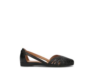 FRAU Ballerina donna nera in pelle 41