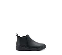 FRAU 19L6 nero scarpe uomo beatles pelle elastici