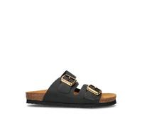 FRAU Ciabatta donna nera in pelle 37